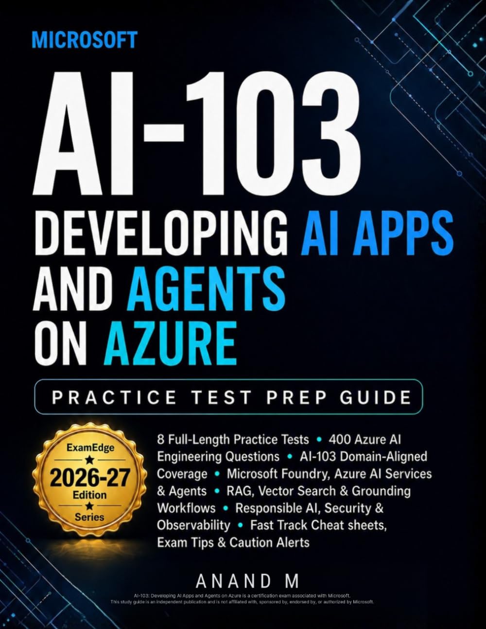 Microsoft AI-103 - Developing AI Apps And Agents On Azure - Practice Test Prep Guide