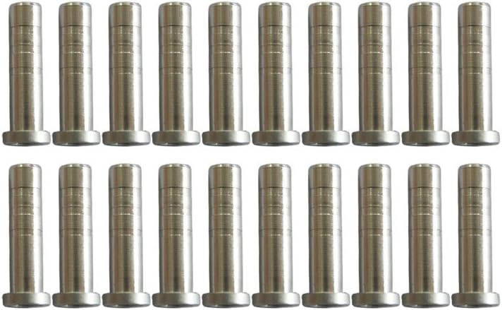 JIEXI HWYP Archery Hunting Compound Bow Arrow Tips Field Points Arrow Inserts OD 6.0mm Pack of 50