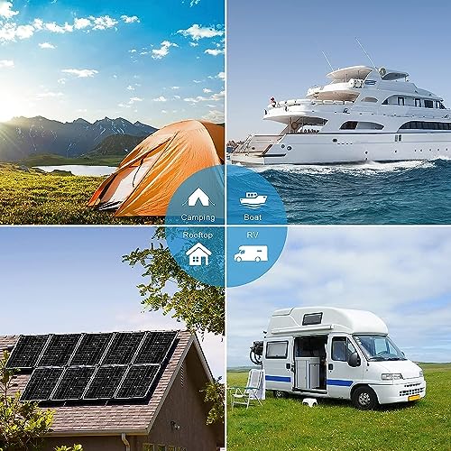 BOKENTIO 30WSolar Panel Kit 12V/24V Battery Charger for PWM Charge Controller 10A + Extension Cable - Image 5