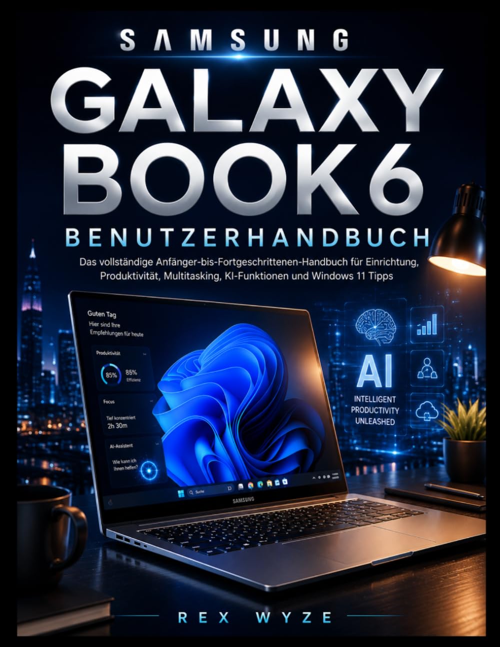 SAMSUNG GALAXY BOOK6 BENUTZERHANDBUCH: Das vollständige Anfänger-bis-Fortgeschrittenen-Handbuch für Einrichtung, Produktivität, Multitasking, KI-Funktionen und Windows 11 Tipps