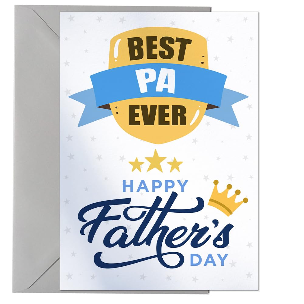 Happy Father's Day Card for Best Pa Ever