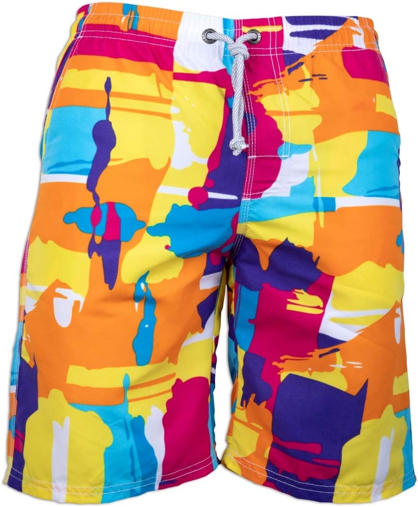 Men's Board Shorts, Quick Dry Swimwear Beach Holiday Party Bermuda Swim Big Pants โฆ