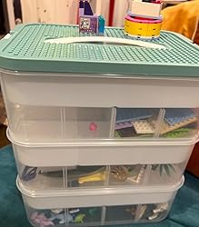 Amazon.com: Plastic Storage Organizer for Lego Box Kids Child Toy ...