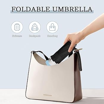 Ombrello Automatico Pieghevole Con Strisce Riflettenti - Impermeabile E Antivento, Ideale Per Viaggi - Foto 2