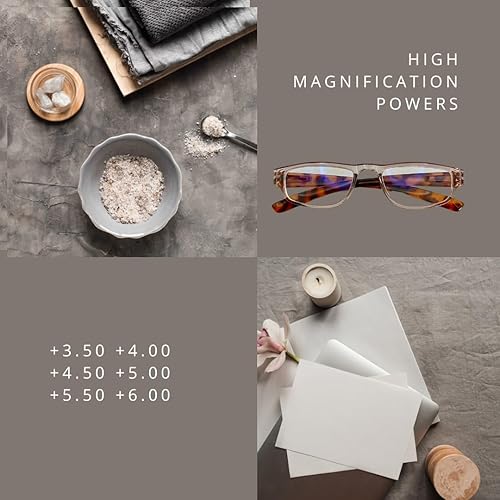 Miniatura 8 de MIYUI JAPAN Gafas de lectura delgadas con bloqueo de luz azul para lectores de tubo pequeño, anteojos de lectura de bolsillo de moda para mujeres y