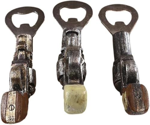 Miniatura 3 de Ebros Gift Paquete de 3 pistolas rústicas rústicas del viejo mundo proscrito vaquero doble seis disparadores revólver pistolas de soda, cerveza,