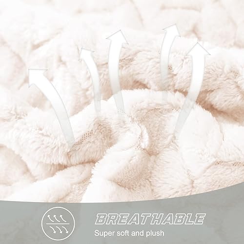 Vista 3 de Exclusivo Mezcla Manta de Forro Polar para Sofá, 50x70 Pulgadas Mantas Suaves y Acogedoras de Franela Jacquard, Mantas Ligeras de Felpa Difusa