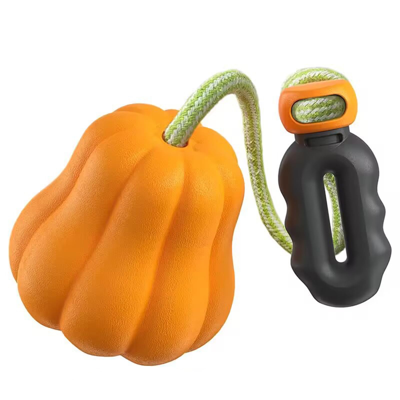 oringnat Dog Chewing Toy Ball for Aggressive Chewer Simulation/Pumpkin Puppy Toy Dog Teething Toy Squeaky Toy Pet