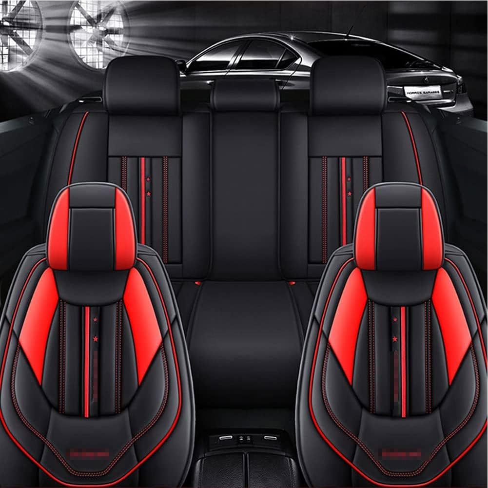 EviKoo Protector de Asiento de Coche,Compatible para Toyota Mirai,Fundas de Asiento,A-Red