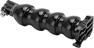 Mandíbulas monopé pescoço de ganso, durável pescoço de ganso suporte de câmera flexível para escalada para surfar para equitação