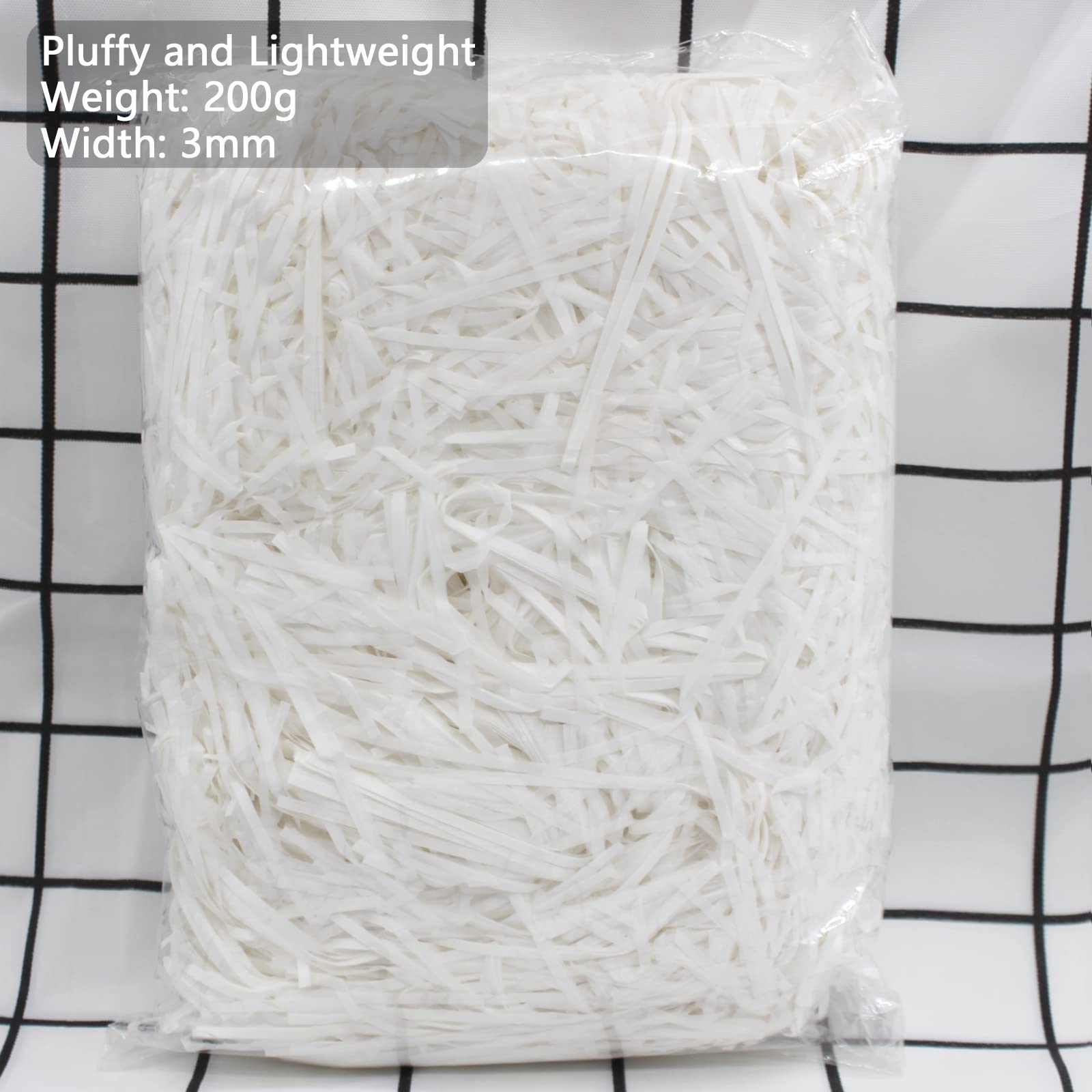 Papier De Soie DéChiqueté 500G, Remplissage De Cadeau De DéChiquetage