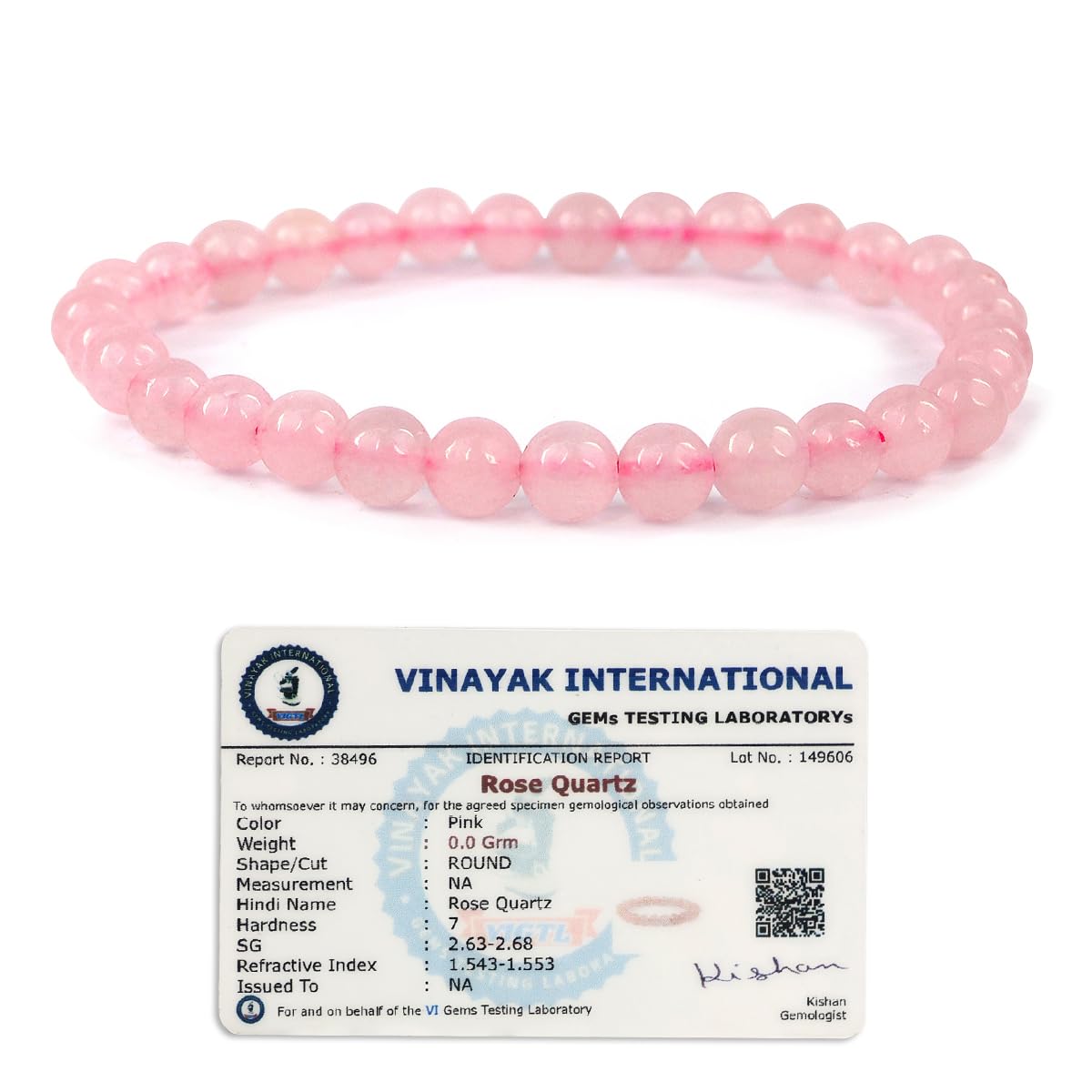 Reiki Crystal Products Certified Rose Quartz Bracelet Reiki Healing Crystal Stone 6 Mm Bracelet, Charged By Reiki Grandmaster & Vastu Expert For Unisex Adult (B09TF8BJQT) Amazon Price History, Amazon Price Tracker