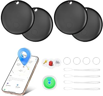 Tracker Tags for Apple Find My, Key Finder for Luggage Keys Wallet 4BK