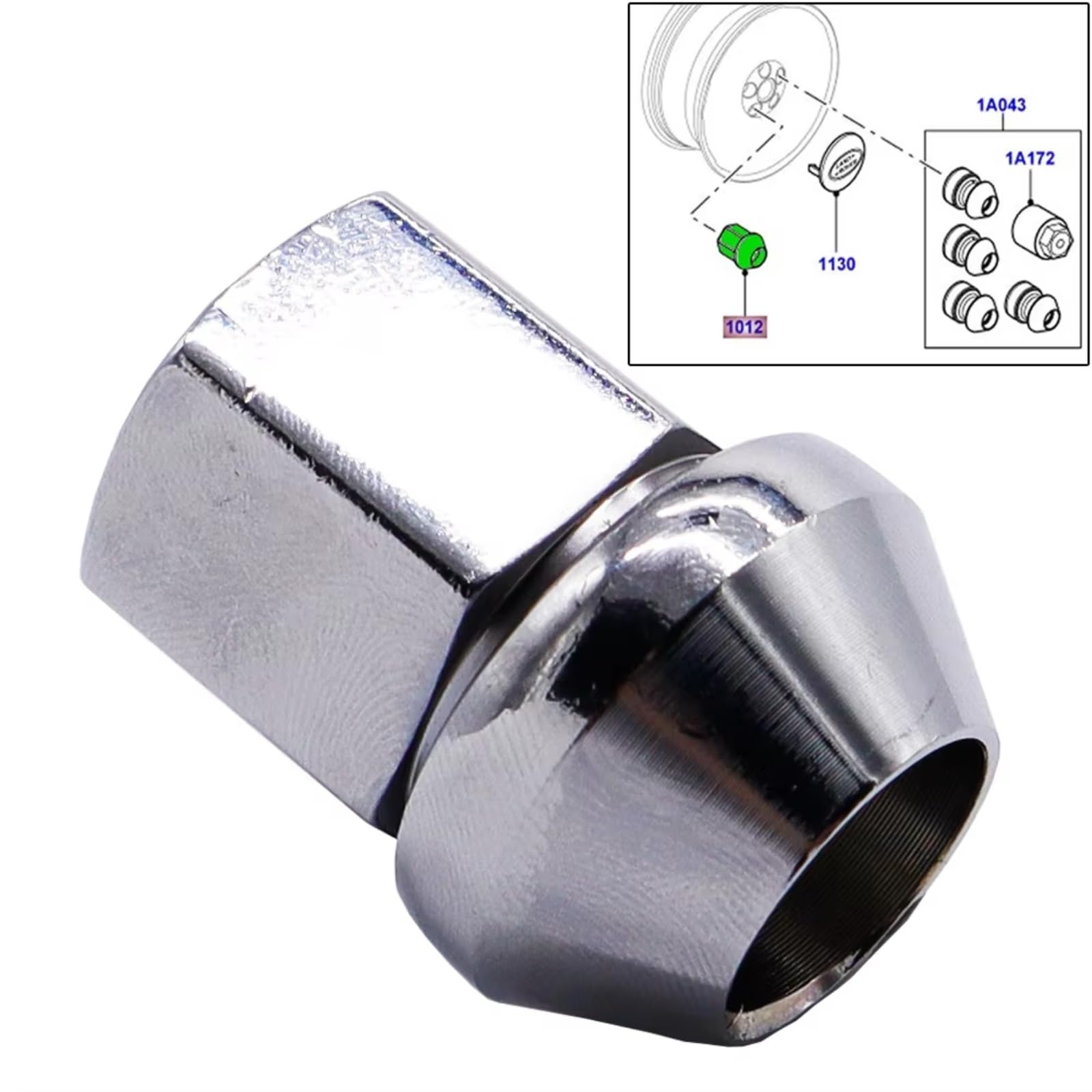 Tornillos Antirrobo Coche Compatible Con Land Para Rover Para Discovery Sport 2015-2022 Para Freelander 2 2006-2014 Tuercas De Rueda De Coche Aleación LR001381 4 Piezas