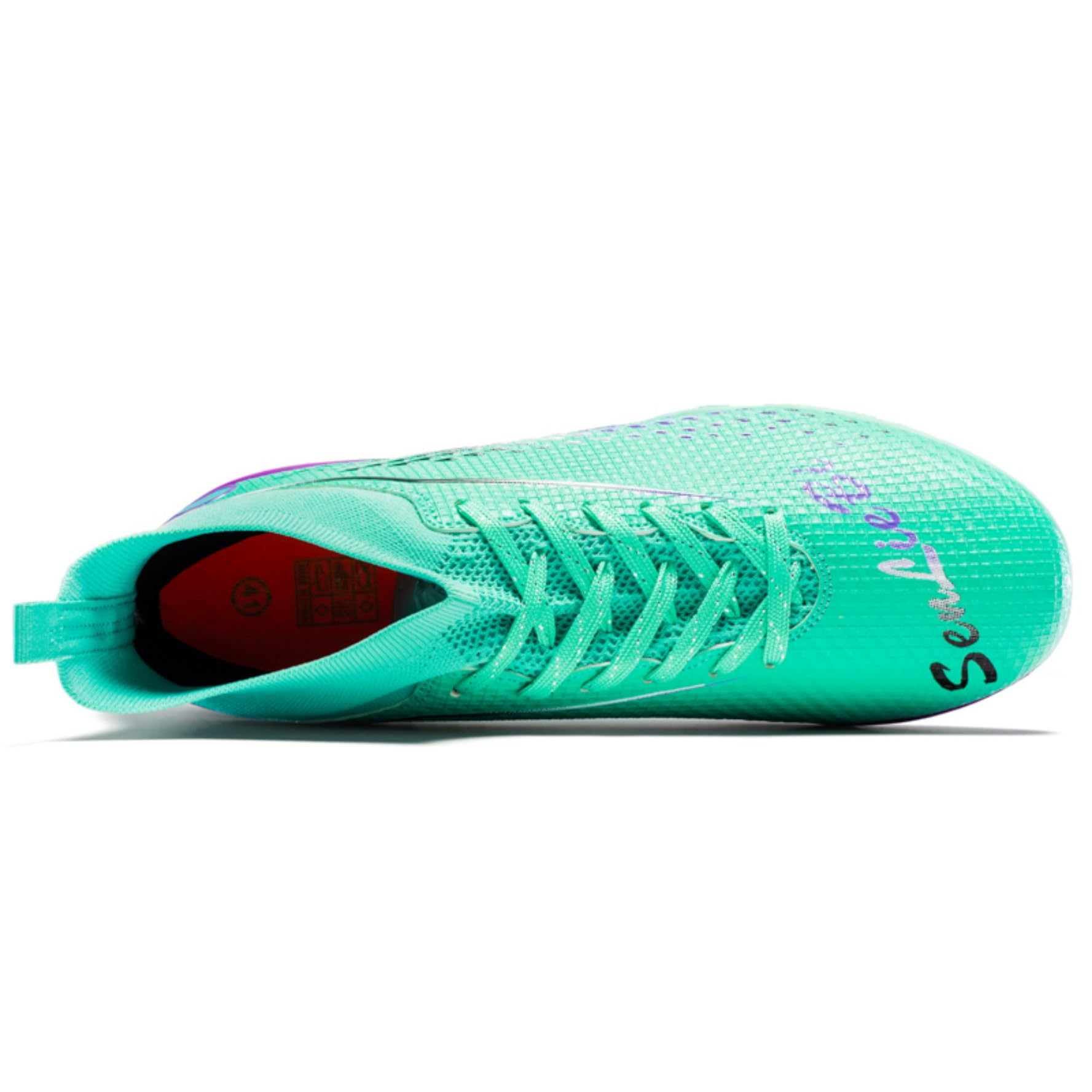 Zapatillas de fútbol para Hombre High Top Spikes Youth Outdoor Training Football Shoes Professional Athletic Sports Shoes Turf Trainers