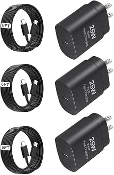 25W USB C Charger,Super Fast Charging Block,Type-C Power Adapter | The Mobile Phone Charger is Suitable for Samsung Galaxy S25/S24 S23 S22 S21 Ultra/S20/S20 Ultra/Note 20 Ultra,Android