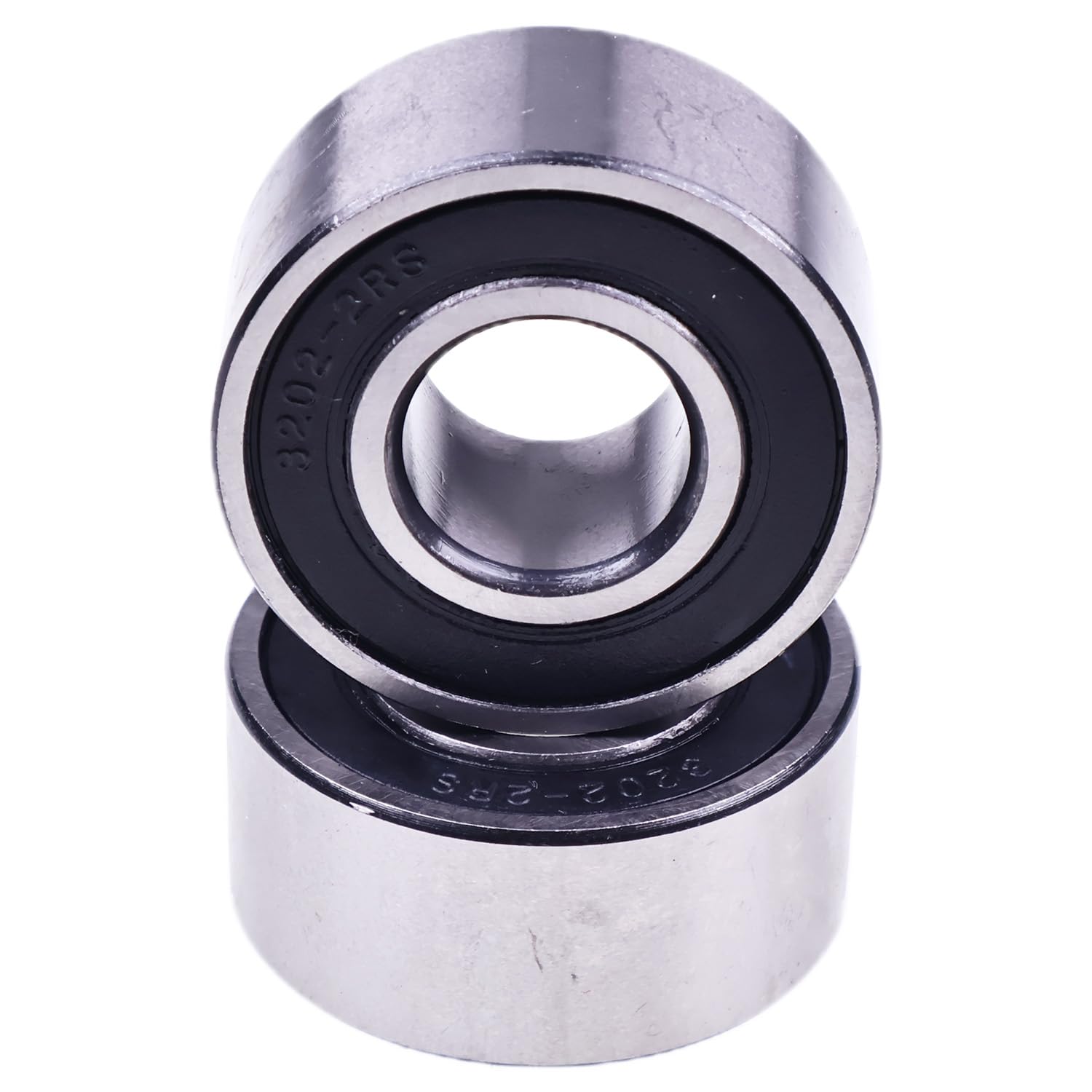 2 PCS Double Row Angular Contact Ball Bearing 5202-2RS 3202-2RS Compatible with JSB John Deere 15x35x15.9mm