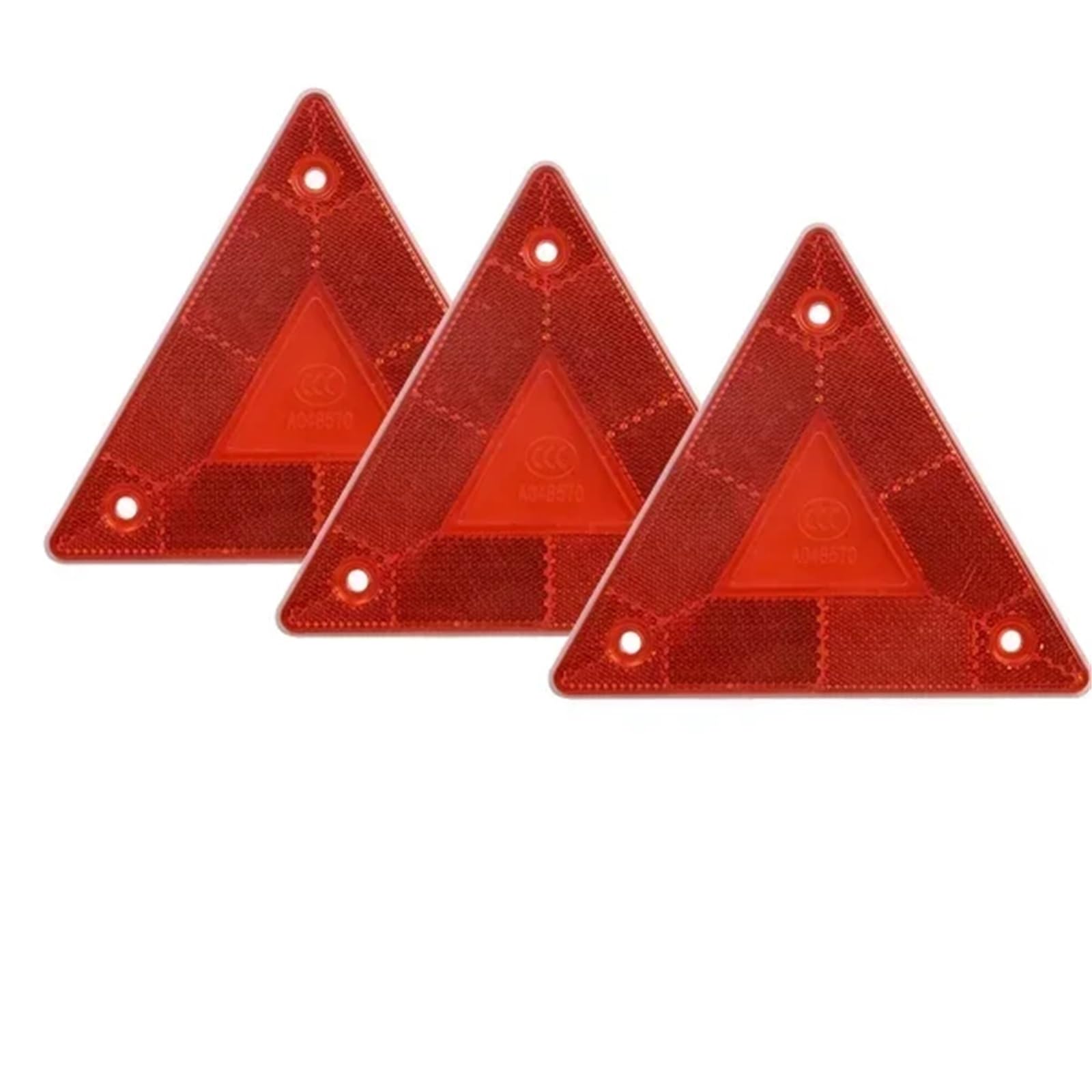 Triangolo di Sicurezza Targa di Segnalazione di Arresto del Camion Targa Sicurezza per Luce Posteriore Riflettere Il Triangolo di Segnalazione del riflettore di avvertenza(3pcs)