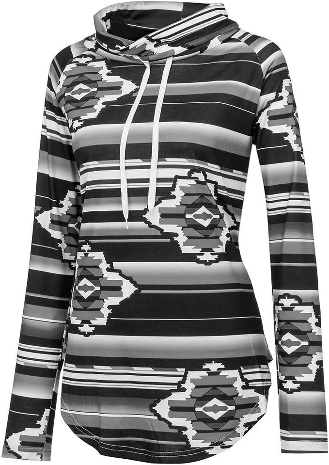 Basic Floral Hoodies Long Sleeve Drawstring Loose Casual Sweatshirts Pullover Tops for Women