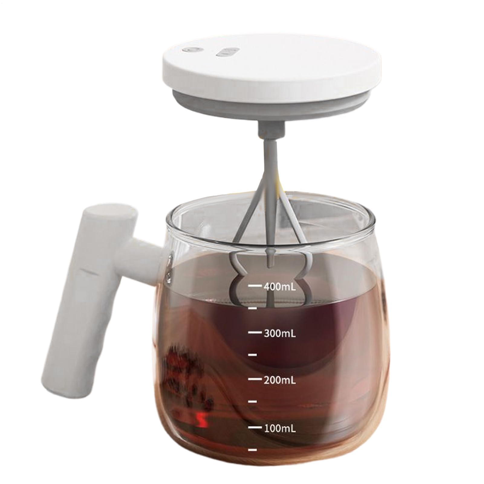Tazas de café de vidrio reutilizables de 3.9 x 2.9 x 3.94 pulgadas