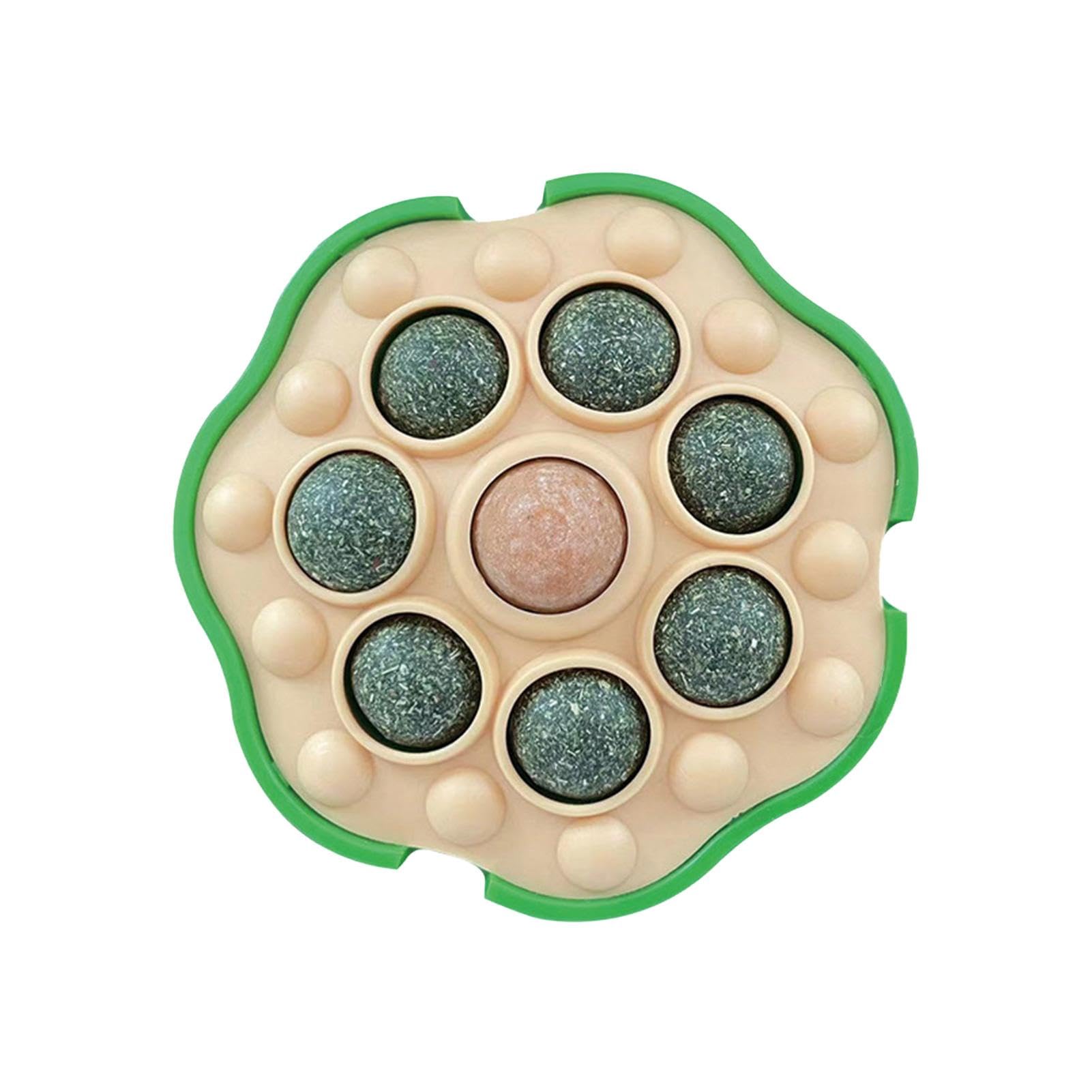 Catnip Balls - Lotus Teaser Toys for Cats - Catnip Balls for Cats Wall, Catnip Cat Toys for Indoor Cats, Edible Cat Nips Balls, Interactive Cat Toys