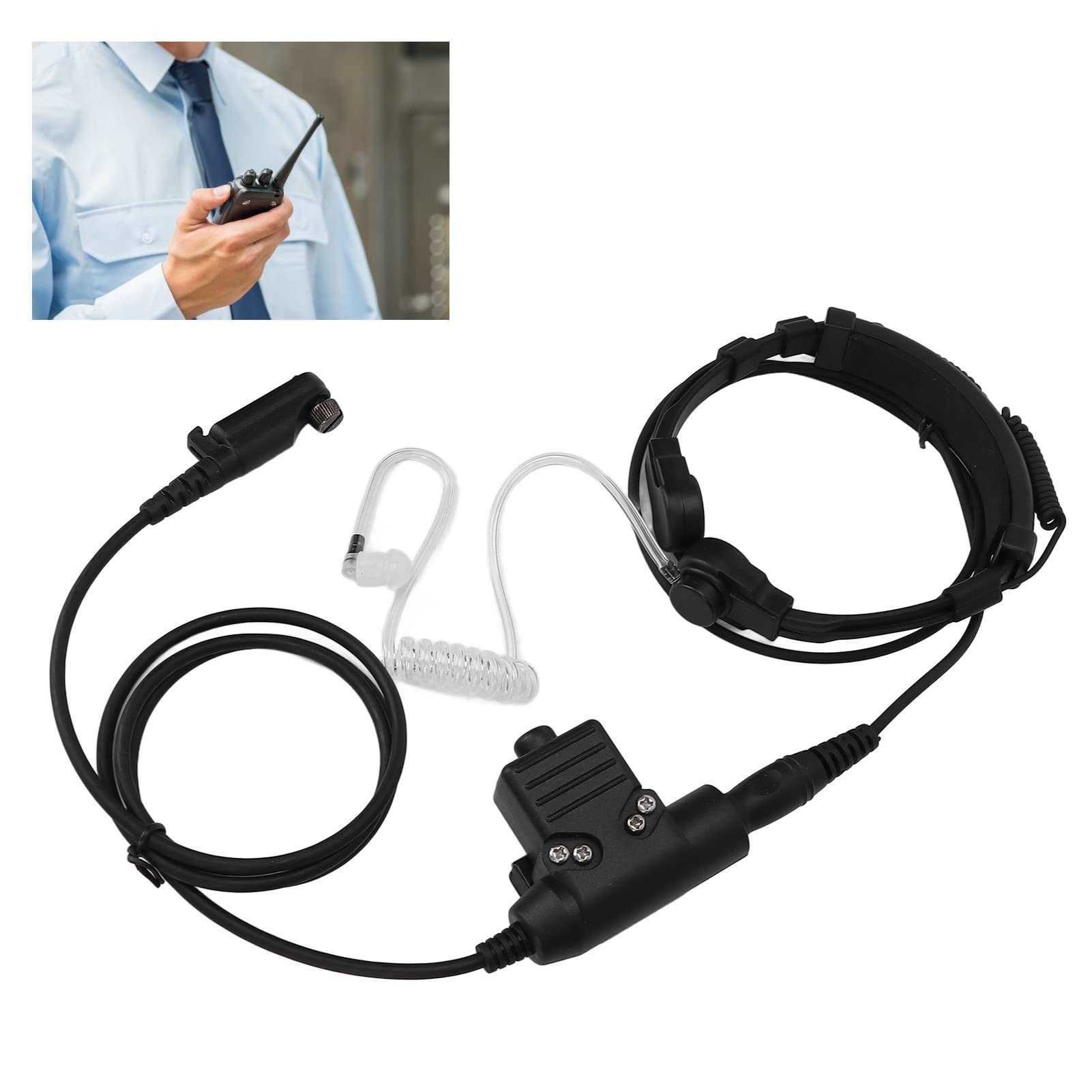 Microfono Manuale + PTT U94 Per Hytera PD‑780/785/788 – Altoparlante Importato E Cavo Resistente, Pratico E Portatile