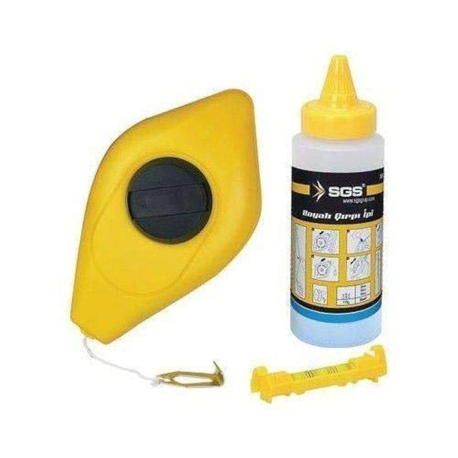 Chalk Line Reel with Powder 15 mtr