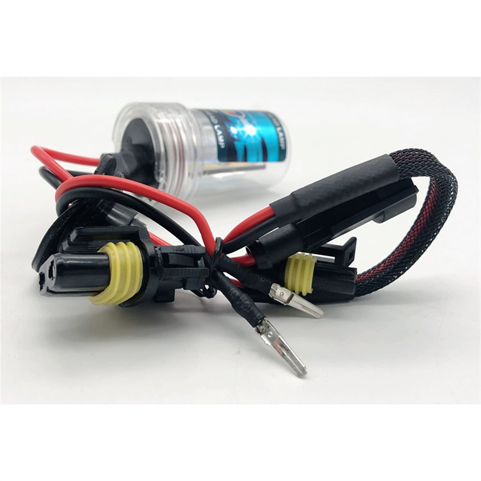 Żarówka ledowa 2PC HID Barb Xenon Auto Lampa wymiany reflektorów H2 H9 H9 H11 3000K 12 V 35W 55W (Color : 3000 K, Size : H8)
