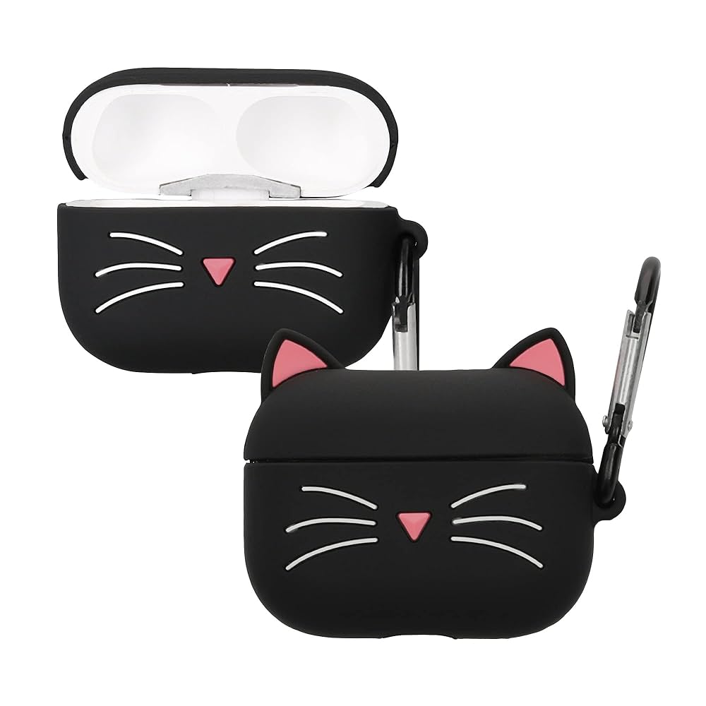 Apple - 【cats】AirPods Pro Amazon.com: kwmobile Silicone Case Compatible with Apple