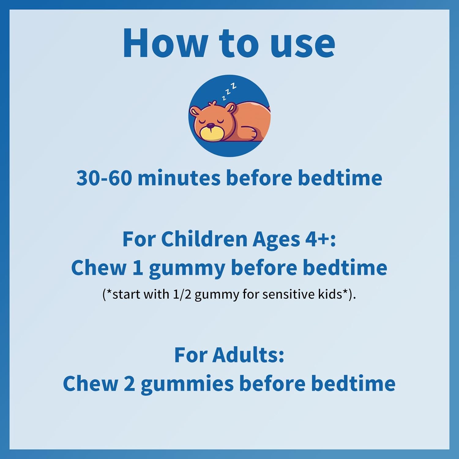 Magnesium Glycinate Gummies for Kids 4+ & Adults 500/250mg, Kid Sleep Sugar Free Strawberry Flavor Magnesium Glycinate with Vitamin D3 & B6 Sleep Support - 120 Count