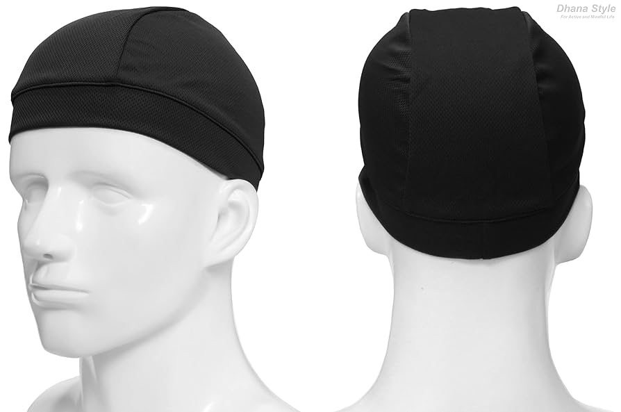 Amazon.co.jp: スカルキャップ 防汚 通気性 吸汗 速乾 防汚 伸縮