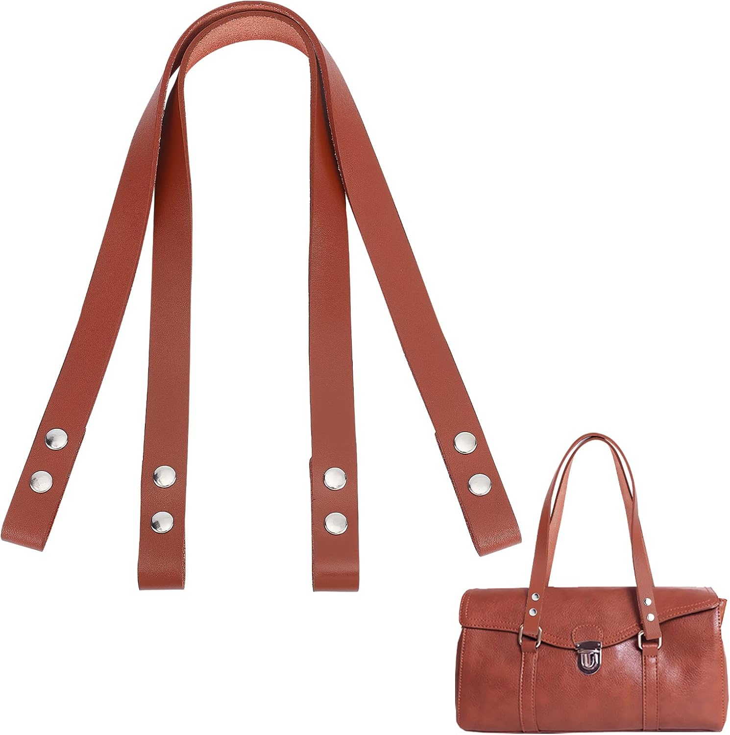 PH PandaHall 2pcs PU Leather Bag Straps, 27.8” Shoulder Bag