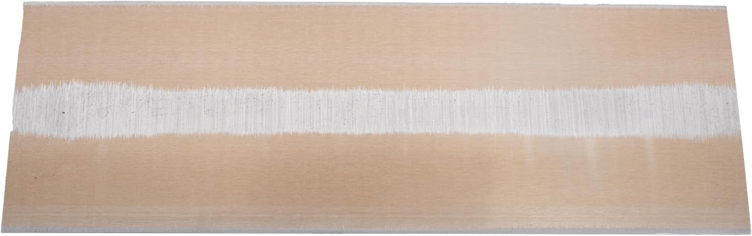 MARSHALLTOWN PermaShape Finishing Trowel, 14 x 5 Inch Flat Golden Stainless Steel Concrete Tool, Made in the USA, 145GSFPD