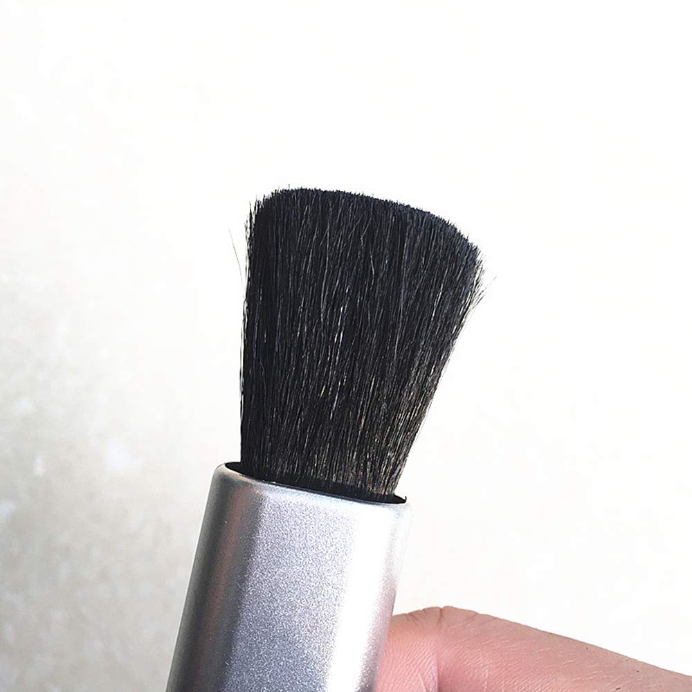 Brosse de nettoyage portable évolutive pour lentilles - Brosse de nettoyage souple et élastique - Outil de nettoyage de routine - 1 pièce
