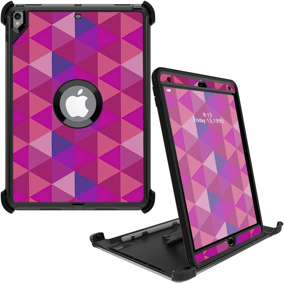 Skin Compatible with OtterBox Defender Apple iPad Pro 10.5"(2017) - Pink Kaleidoscope| MightySkins Protective, Durable, and Unique Vinyl Decal wrap Cover | Easy to Apply, Remove | Made in The USA