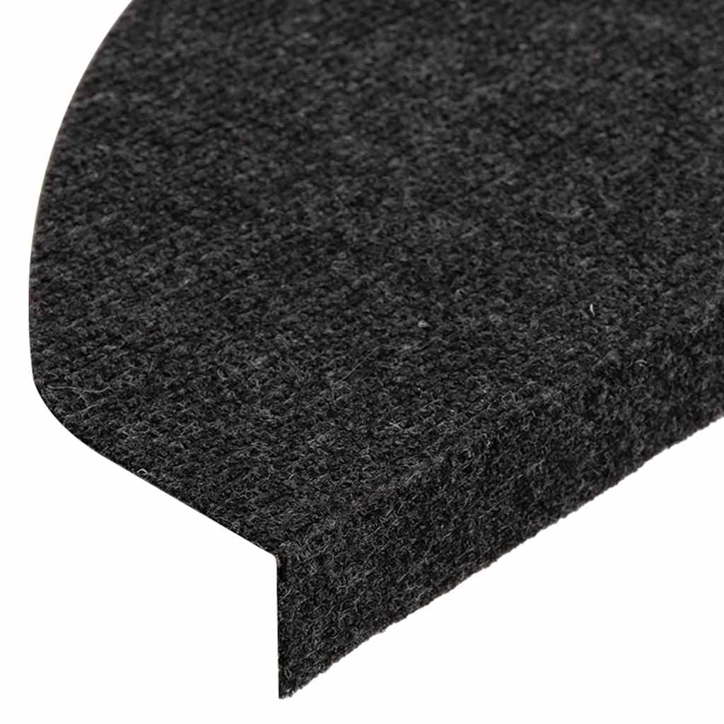 Tidyard Tapis d'escalier Auto-adhésifs 30 pcs Noir 65x22,5x3,5 cm, Tapis Escalier Tapis de Sécurité pour Sol Protection, Aînés et Animaux