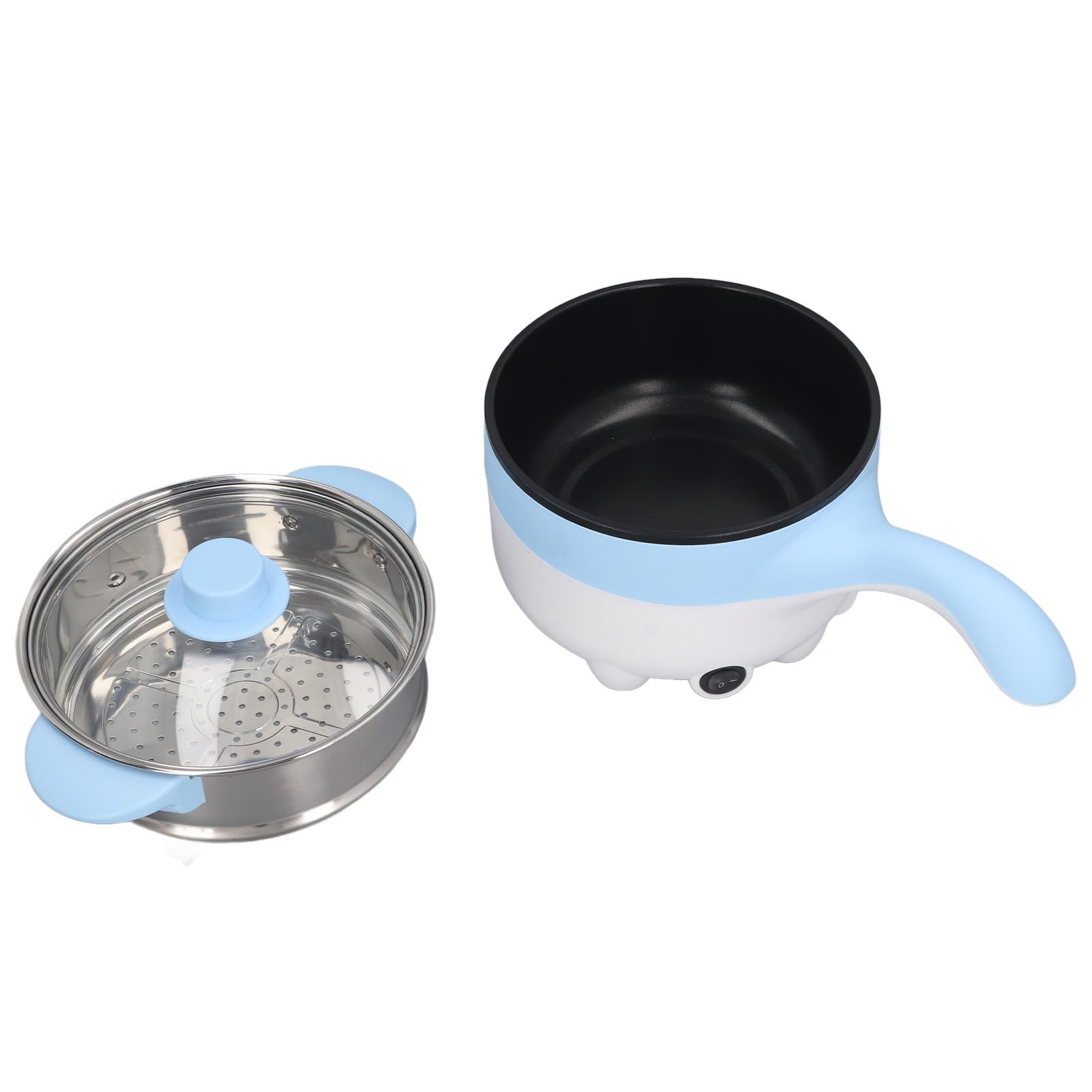 Casserole électrique portable 24 V pour voiture, revêtement en céramique pour camping, camping-car, en acier inoxydable