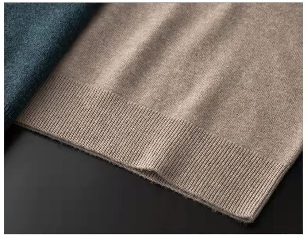 Maglione dolcevita da uomo Autunno Inverno Roll Neck Warmer per gli uomini Maglione lavorato a maglia solido Mantieni caldo Maglione maschile