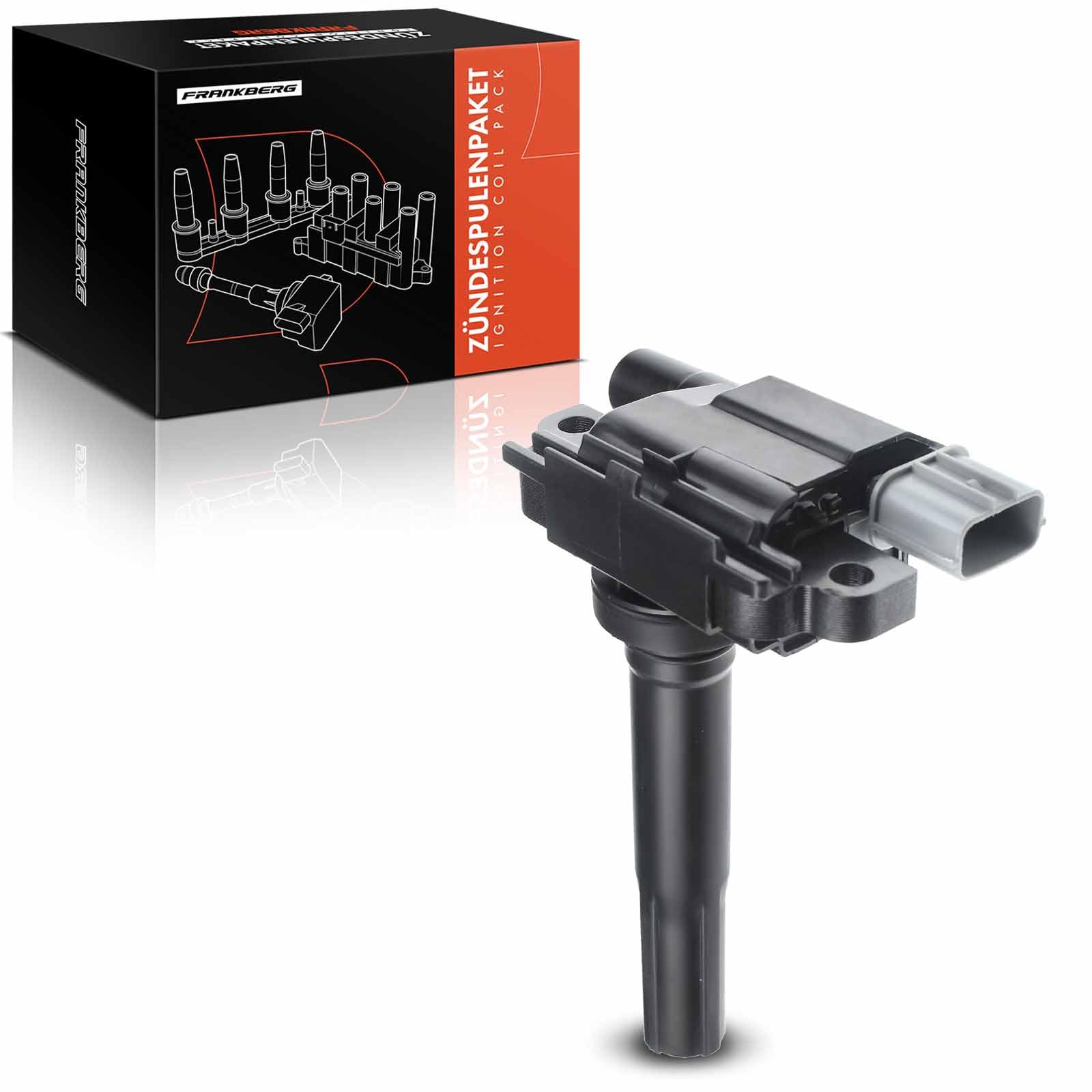 Frankberg Bobine di accensione Benzina Compatibile con Jimny Veicolo fuoistrada Chiuso SN 1.3L SX4 EY G.Y 1.6L SX4 S-Cross JY 1.6L Wagon R+ Compatto MA 1.3L Ignis I FH 1.3L Replace# 3340062J00000