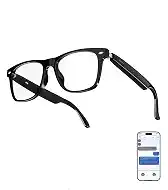 AI Smart Glasses for Men & Women with Chat GPT, Bluetooth Translation Glasses with 165 Languages, Music Playback & Hands-Free Calls, UV & Blue Light Protection for Travel, Busniess, Driving