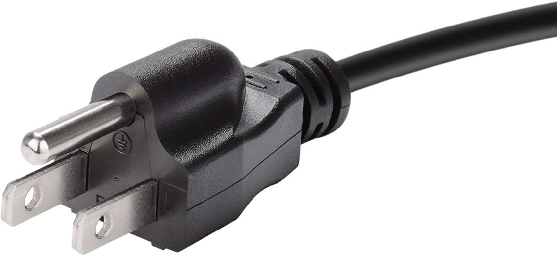 Greatest Product J&D AC Power Cord (2 Pack), 3 Prong Computer Power Cord Heavy Duty 18 AWG Replacement Computer Monitor Port Power Supply, NEMA 5 15P to IEC C13 UL Listed, 6 Feet Top Rated J&D AC Power Cord (2 Pack), 3 Prong Computer Power Cord Heavy Duty 18 AWG Replacement Computer Monitor Port Power Supply, NEMA 5 15P to IEC C13 UL Listed, 6 Feet