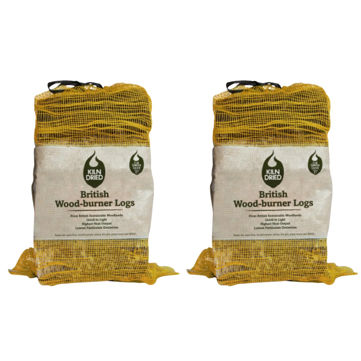 Kiln Dried Logs (6kg / 27Litre) for Wood Burners, Log Burner Stoves, Camping Fire Pit and Stoves, Low Moisture, Long Lasting, High Heat, Sustainably Sourced UK Firewood For Fireplaces, Defra Approved — view 8