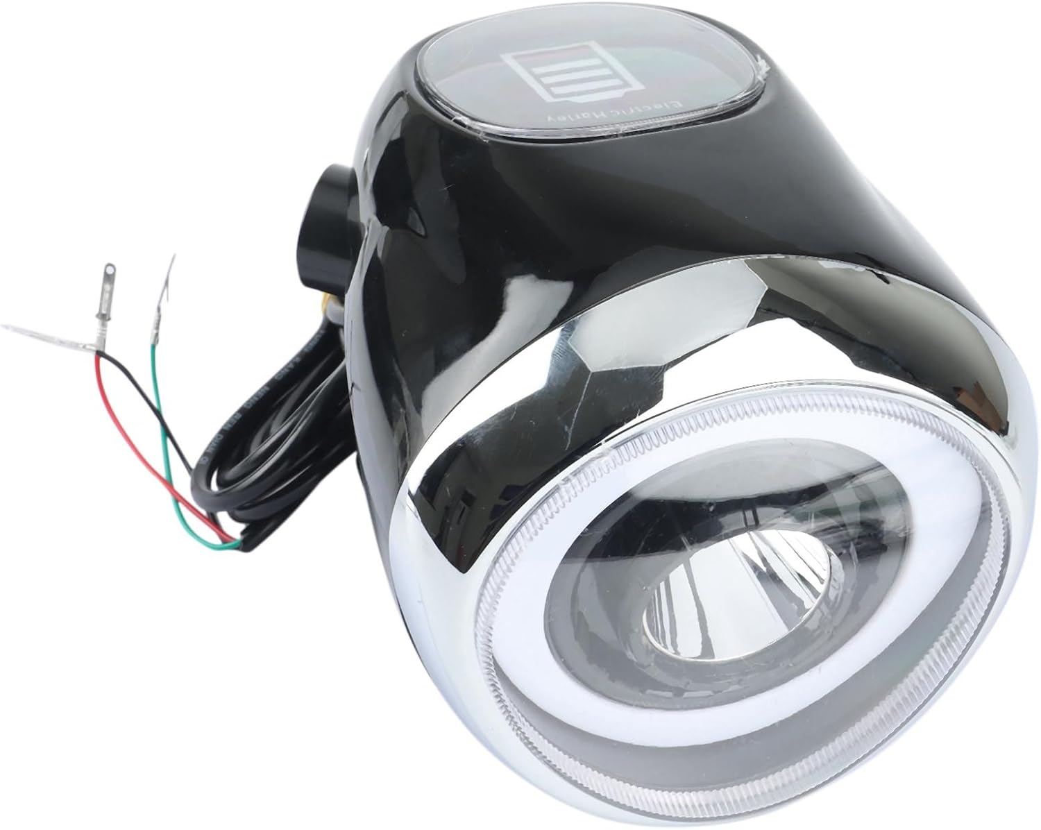2X for Citycoco Electric Scooter Angel Eye 60V Speed Power Meter Accessories Headlight Key Electric Lock Kit