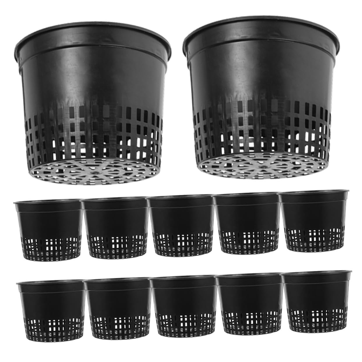 Pots de culture hydroponique plastique bacs de plantation maille réutilisables POPETPOP