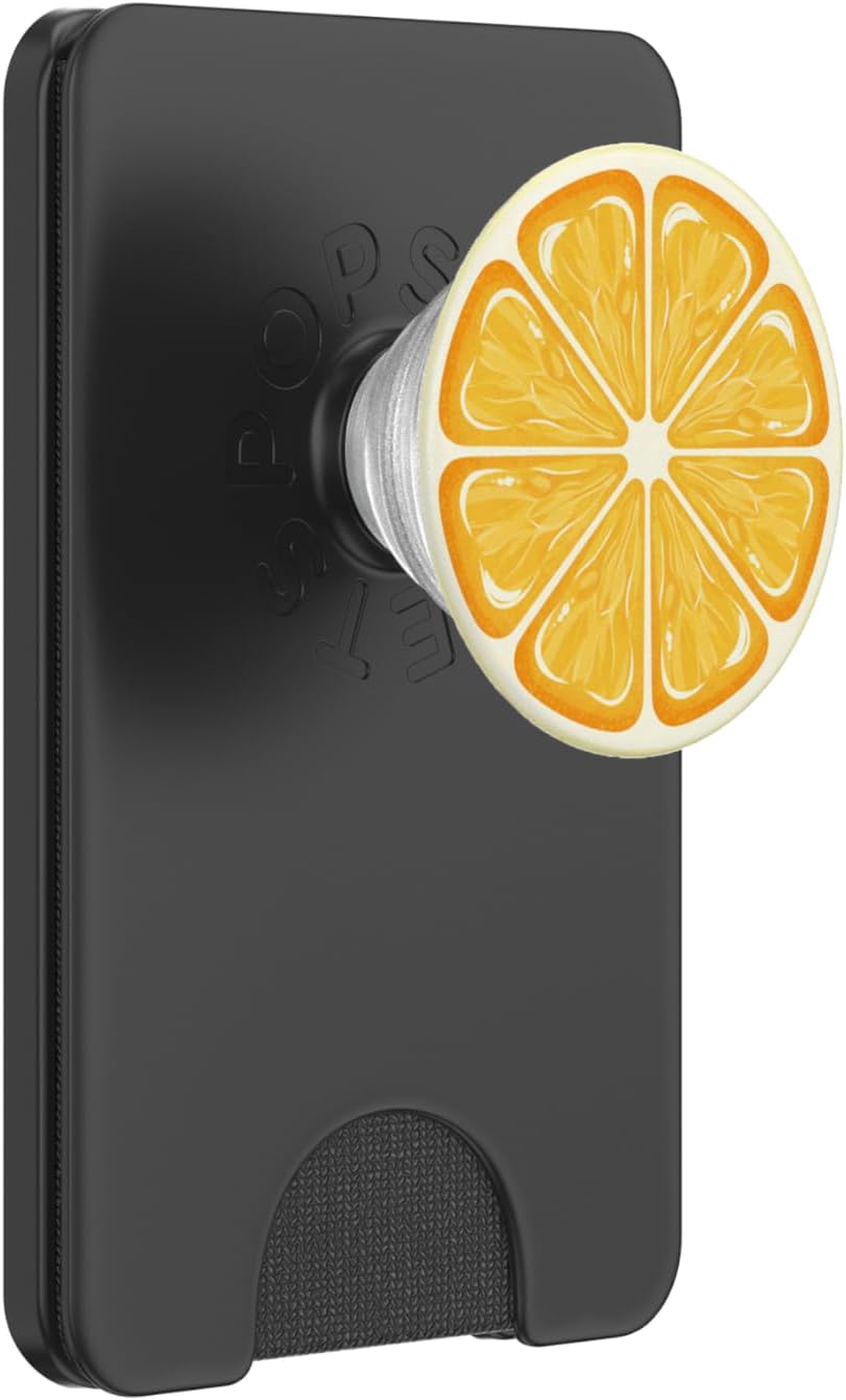 Orange Slice Fruit PopSockets PopGrip for MagSafe