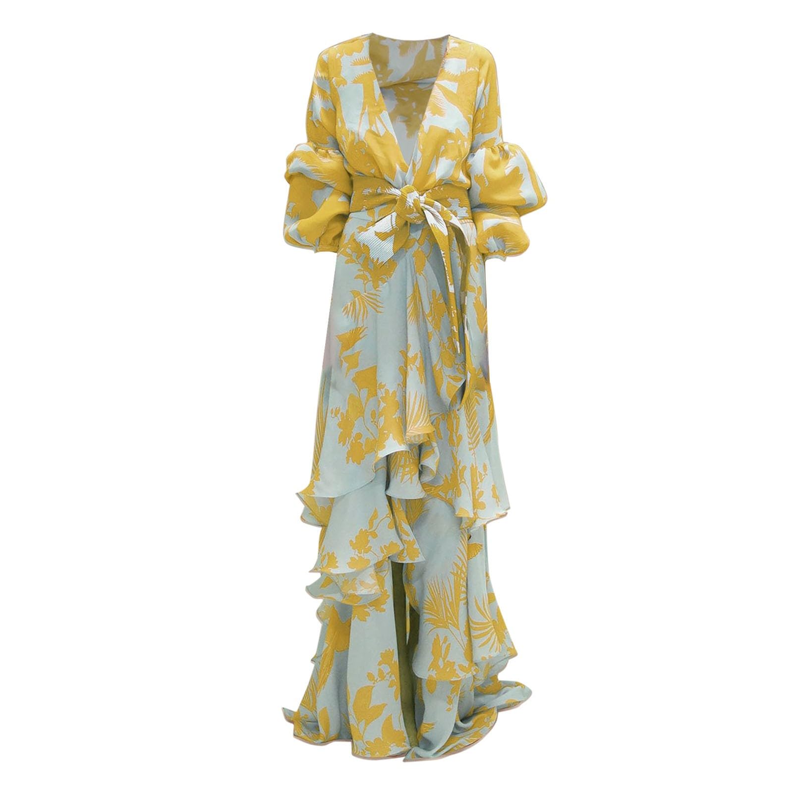 Generic Vestidos Blancos Mujer Vestido Casual de Mujer Vestido Suelto de de Gasa Tallas Grandes Vestidos Invierno Mujer