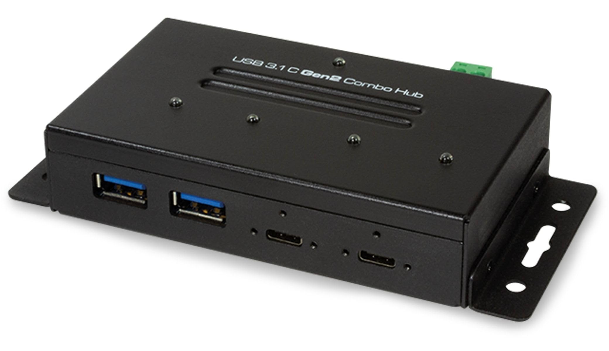 Logilink UA0316 - USB-C 3.2 Gen 2, Combo Hub 4-Port, Industrieausführung