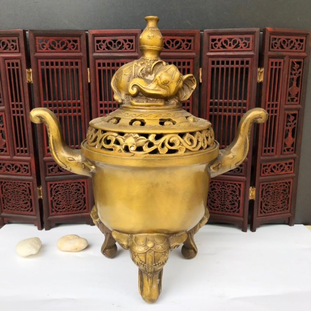 Backflow Incense Holder Incense Burner Ornaments Copper Incense Burner Antique Incense Burner Brass Home Decoration Meditation Accessories Incense Holders