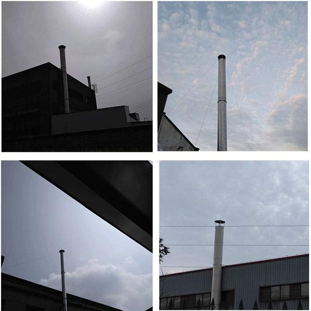 Chimney Cover, Chimney Cowl, Pipe Rain Cover Protector Cap Ending Roof Cowl for Ducting Ventilation Cap Rain Hat Hood/Stainless Steel Tool