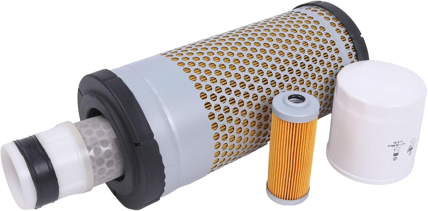 JZGRDN Filter Kit MAM0371 99940008690 Compatible with Mahindra 3616 Tractors w/Gear Transmission